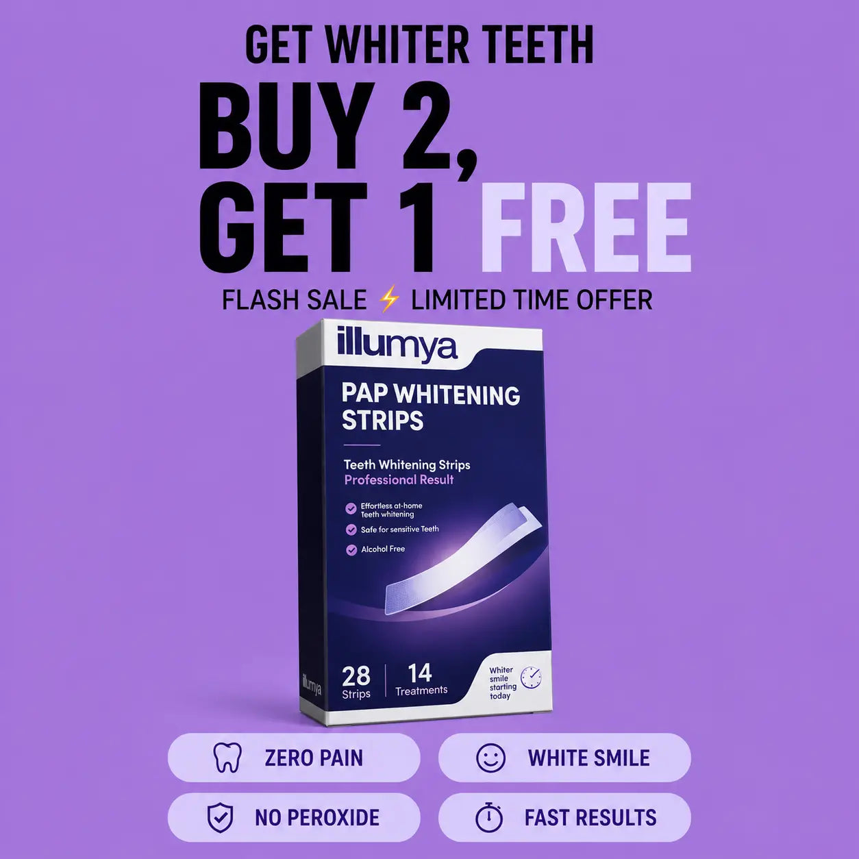 Purple Whitening Strips Ma boutique